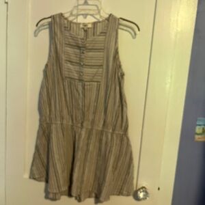 Hayden striped Sleeveless Dress